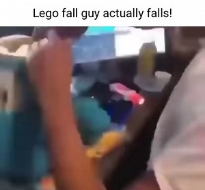 Lego fall guy actually falls! - iFunny