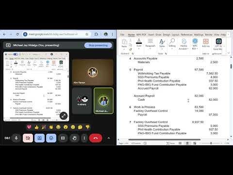 Cost Accounting - Chapter 4 Assignment Discussion (Problem 1, 4, and 8)