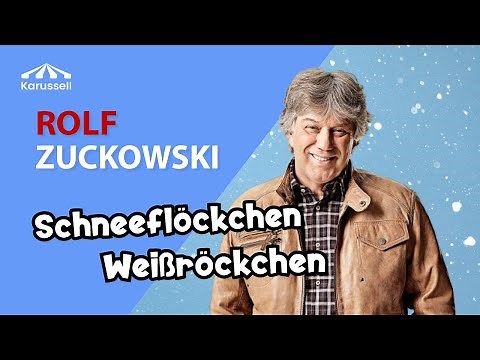 ♪♪ Schneeflöckchen Weißröckchen - Rolf Zuckowski mit Songtext | Kinder Weihnachtslieder | Karussell