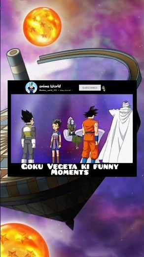Goku and Vegeta Funny Moments | Dragon Ball Funny Clips| DBS DBZ | #shortfeed #goku #trending #viral
