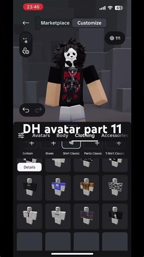 #roblox Da hood avatar part 11