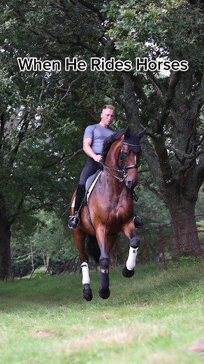 Man Riding Eland and Horse: Equestrian Life