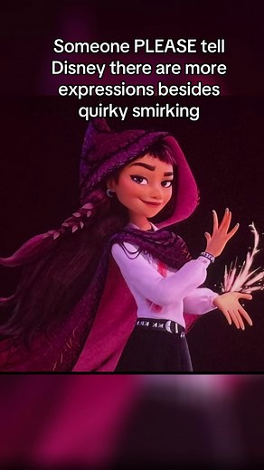 It’s this or the wide-eyed anxious smile that’s IT #disney #quirky #frozen #disneyplus #tangled