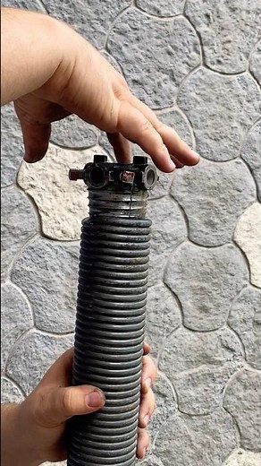 How to fit the inner winding cone of a garage door torsion spring