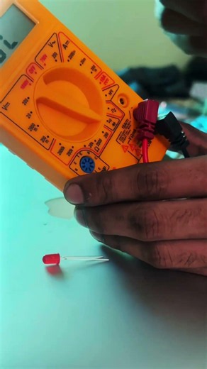 How to Test an LED with a Multimeter | LED Working or Not? ⚡ #shorts