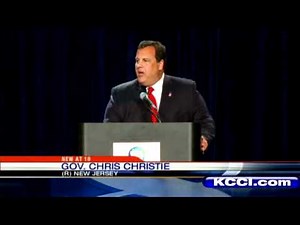 Gov. Chris Christie Talks 2012 In Iowa