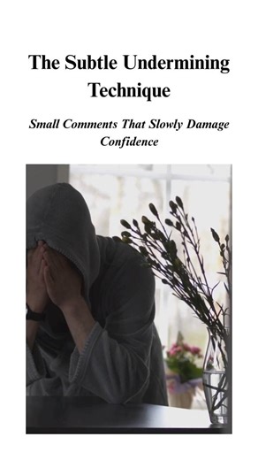The Subtle Undermining Technique ! #darkpsychology #psychology #mindgames