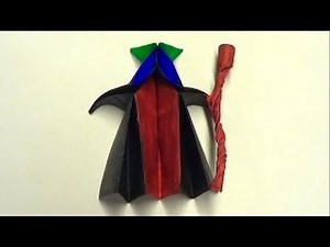 Make Your Own Origami Wizard | Standing Paper D&D Character