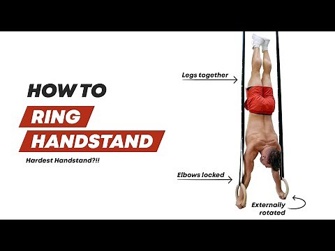 How to Ring Handstand | Best Calisthenics Tutorial - Ultimate Progressions