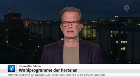 tagesschau24: Programme der Parteien für die Bundestagswahl 2025
