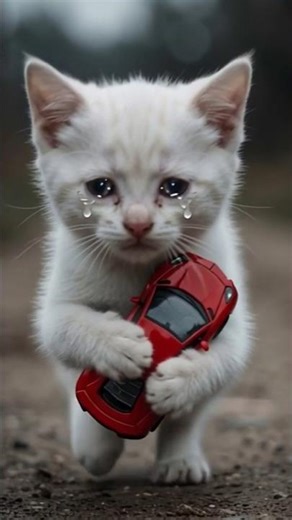 Emotional story of white kitten hardwork#catvideos#catshorts#meow#meowing#bili bili#bil#meow meow