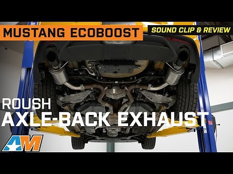 2015-2025 Mustang EcoBoost Roush Axle-Back Exhaust Review & Sound Clip