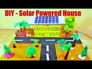 solar house working model making | science project l | best out of waste | howtofunda