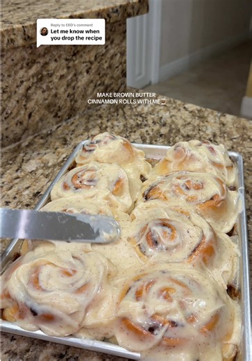 Homemade Brown Butter Cinnamon Rolls Recipe