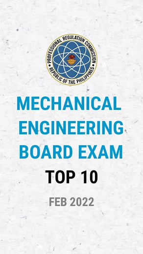 5.4K views · 16 reactions | Mechanical Engineering Board Exam - Top 10 - February 2022 | Outsmart the Board Exam 易 Get your copy now: bit.ly/OutsmartCOD (COD/ GCash/ Online Banking) | 헢혂혁혀헺헮헿혁 헧헵헲 헕헼헮헿헱 험혅헮헺 | Facebook