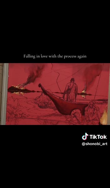 Document your greatness ✨🤌🏾 #artprocess #paintingprocess