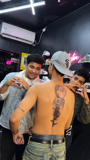 Tribal Tattoo Studio on Instagram: "My latest back tattoo — absolutely loved how the detailing turned out! Big thanks to my bro @_imyashgurung for his patience, trust, and the chill vibe throughout the session . #art #inked #explorepage✨ #tattooartist #tattoo #tattooideas #tattooart #ink #ranchitattoostudio #ranchibestartist #ranchiyouth #ranchitattoolovers"