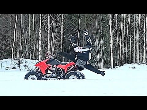 I did frontflip on the Quad.