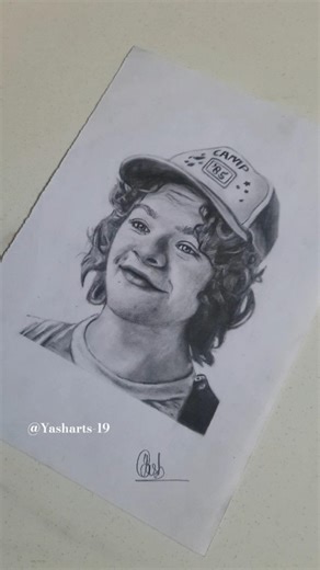 Stranger Things DUSTIN HENDERSON Sketch #art #artist #sketch #strangerthings #shorts