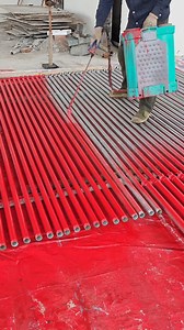 Airless Spray Painting of Steel Pipes for a Fence or Railing #SprayPainting #MetalFinishing #AirlessSprayer #Construction #Fabrication #IndustrialPainting #FenceBuilding #DIY | Process Point