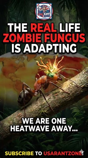 The Real Life Zombie Fungus Is Adapting #shorts #usarantzone #usa #science #life