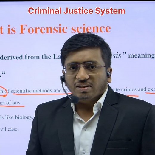 Criminal Justice System | What is Forensic Science | Dream JRF Classes |Ravi Sir | #forensicscience