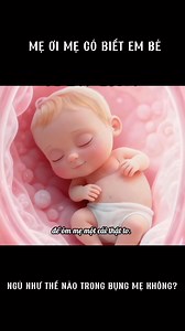 Em bé trong bụng mẹ ngủ như vậy đó #meembebap #mevabe #embe | Mẹ Em Bé Bắp