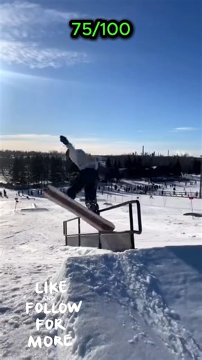 Rating Snowboard Fails 0-100 🎿💀 #snowboarding #fails