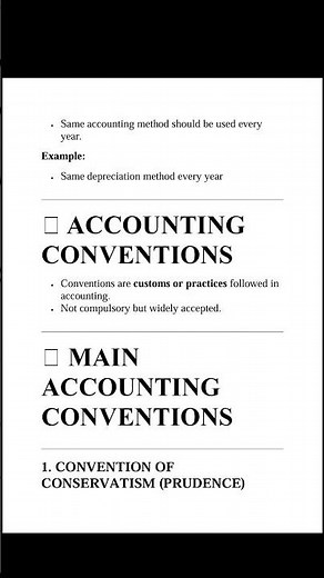 Financial Accounting – Chapter 2: Accounting Principles, Concepts & Conventions (Full Detailed Notes