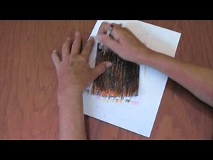 How To Make a Simple and Easy Sgraffito Scratch Art