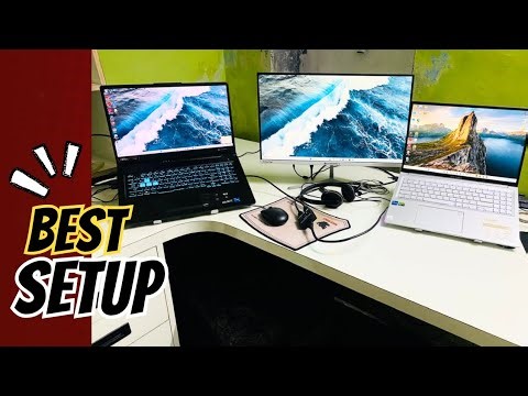 ASUS Laptop + Monitor Gaming/Office Setup Tour 2026