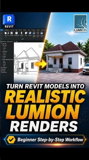 How to Render Revit in Lumion | Beginner Tutorial #revit #lumion #revittutorial #rendering