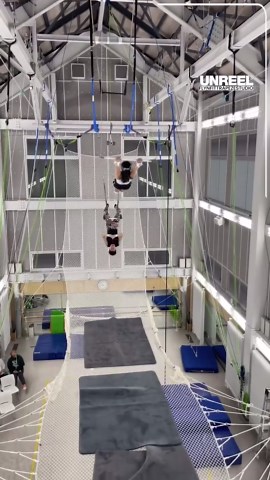 Can you conquer the trapeze like Kaia? Witness amazing acrobat talent!