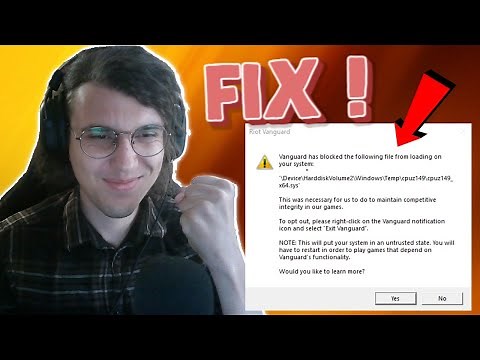 How To Fix Vanguard Has Blocked Something From Loading On Your Machine In Valorant