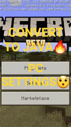 How To Convert Bedrock Edition to Java Edition | #minecraft #roblox #technogamerz #memes