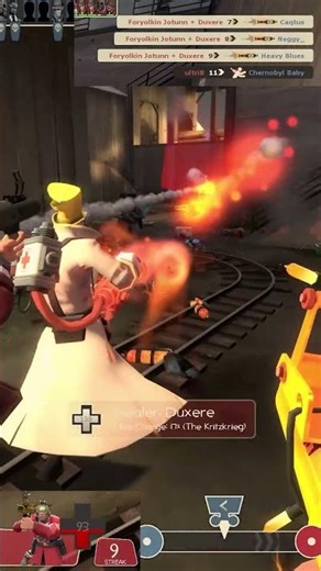 Zero brain function required??? #tf2 #game #clip #ks #kritz #rocket #gaming #teamfortress