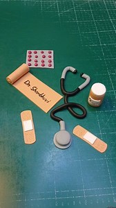How to make fondant stethoscope / doctor cake / cake topper . . Hi this is a fondant stethoscope making tutorial . . #fondant #stethoscope #cake #toppers #doctor #medicine #doctorcake #medicalstudents #fondantcake #fondanttoppers #ajay_kumar0321 Ajåy Kumar | Ajåy Kumar