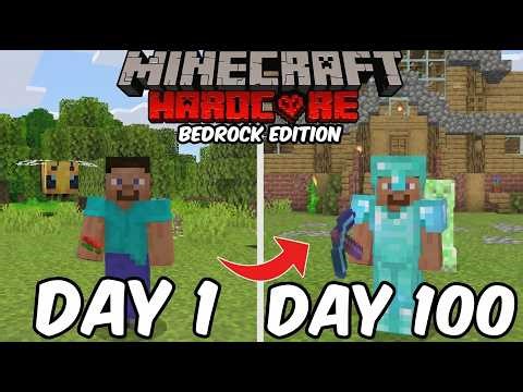 Reacting to 100 Days in Minecraft Bedrock Survival | Part 2