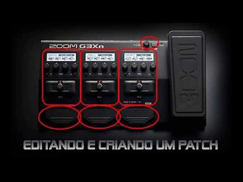 EDIÇÃO E CRIAÇÃO DE PATCH NA ZOOM G3Xn