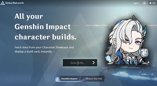 How to make Genshin Impact build showcase cards