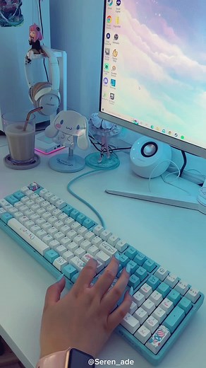 Cinnamoroll Keyboard ASMR Experience