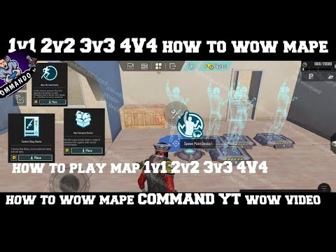 how to play map #1v1 2v2 3v3 4V4# how to play map# 1v1 2v2 3v3 4V4#