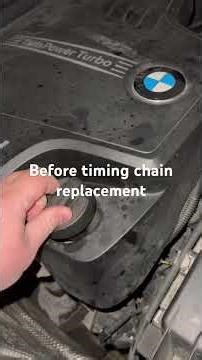 BMW F30 320 xdrive 2015 N20 b20 Engine sound before timing chain replacement