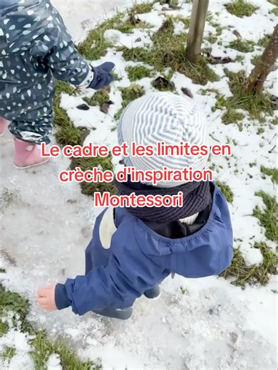 Le cadre et les limites en crèche Montessori #creche #montessori #education