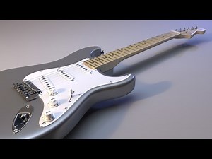 New Maya Training | Modeling a Detailed Electric Guitar