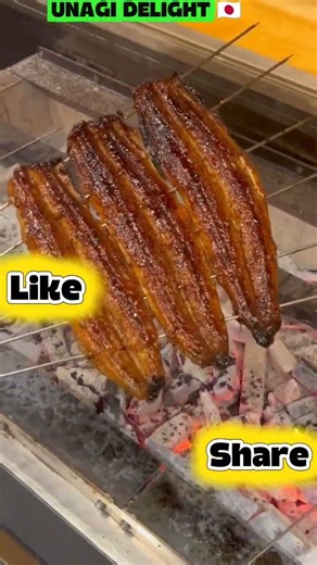 “Sweet, smoky, and perfectly grilled — Unagi at its finest 🇯🇵🔥”