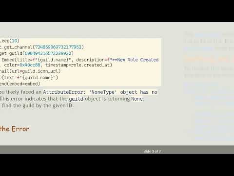 Understanding the on_guild_role_create Event in discord.py: Resolving the NoneType Error