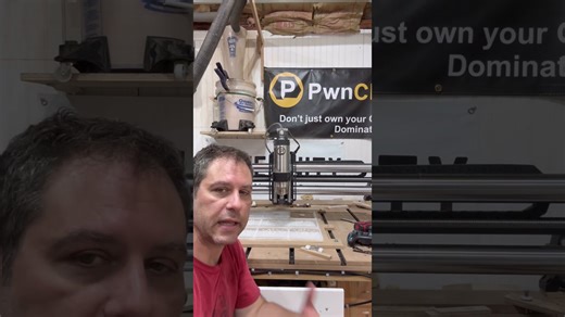 Starting a CNC spindle is different than a router #cnc #workshop #woodworkingtools