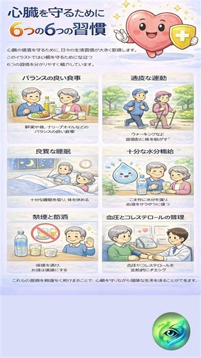 心臓を守るための6つの習慣