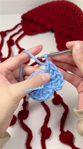 Double crochet stitch#crochetpatterns #crochethattutorial
